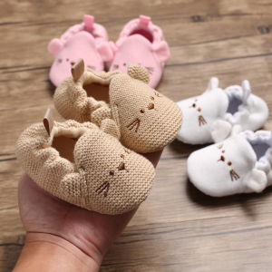 M&B home Newborn Infant Baby Shoes Casual Boys Girls Printing Anti-Slip Flat Shoes for 0-18 Months