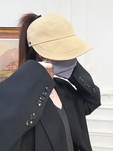 *READY STOCK AT MALAYSIA*Ladies New Summer Sun Hat UV-resistant Sunshade Fisherman Hat Empty Top Ponytail Duckbill Hat Topi Matahari 遮阳帽