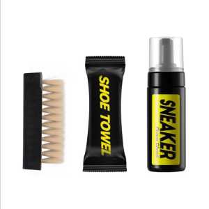 Sneaker Shoe Cleaning kit 3 In 1 Value Set Brush Sneaker Shampoo & Cloth  Shoe Care Pembersih Kasut