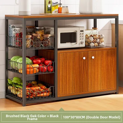 Xinyafitment | Multifunctional Prep Work Kitchen Storage Cabinet
