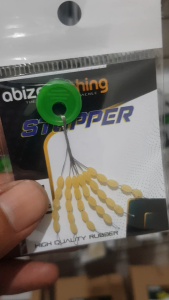 Stopper Pancing Karet Abizar Fishing | 30 pcs | Ukuran S M L | Varian Sosis & Bulat - High Quality Rubber
