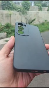 Casing Vivo Y19s / Y29 5G Silikon Motif Hitam Premium Free Ring Standing Soft Case Handphone