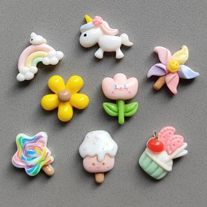 New Cool Hole Shoe Decorative Buckle Shoe Accessories Macaron Style Summer  Windmill Intelligent Star Shoe Buckle