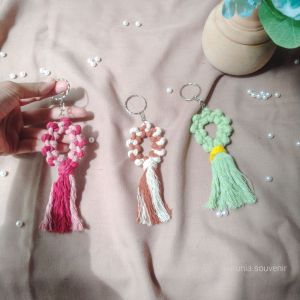 Gantungan Kunci Macrame Kirana | Macrame Keychain