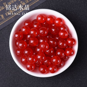 6A Grade Red Agate Loose Beads Semi-Finished Quartz Rock Jade DIY Handmade Stringing Beading Bracelet Necklace Accessories