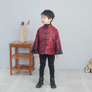 [3-13 Years] daidai (Ready Stock) Boys Dragon Tang Suit Children Kid Chinese New Year CNY 春秋长袖儿童唐装中国风太子服男童汉服新年童装礼服表演装