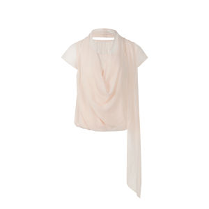 CHACHASTU | Áo Blouse Mỏng Xem Thấu với Tay Voan