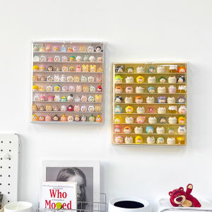 กล่องใส่โมเดล กล่องฟิกเกอร์แบบติดผนัง ตู้ใส่โมเดล ตู้โมเดล 8 ชั้นสามารถรองรับตุ๊กตาได้หลายตัว ป้องกันฝุ่นไม่ต้องเจาะรู