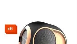 New Home X6 Mini Bluetooth Speaker TWS Wireless Subwoofer Card Portable Home Audio System