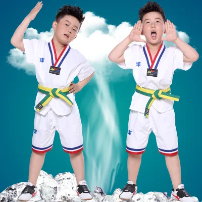 Summer Short Sleeve Long Taekwondo Uniform