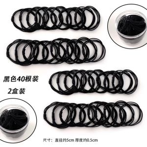 High Elasticity Hair Ties for Women Simple Stylish New 2025 Hair Bands for Bun Popular Internet Celebrity Hair Bands Pack of 100