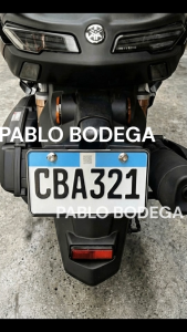 Full Alloy Plate Holder Motorcycle  universal Matte Black Anti Yupi  Anti Baluktot Thick Type All weather protection Heavy duty