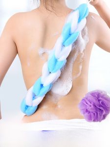 Long Bath Towel Back Scrubbing Tool Bath Ball Bath Strip Household Items Back Scrubbing Towel Personal Hygiene Cleaning Tool