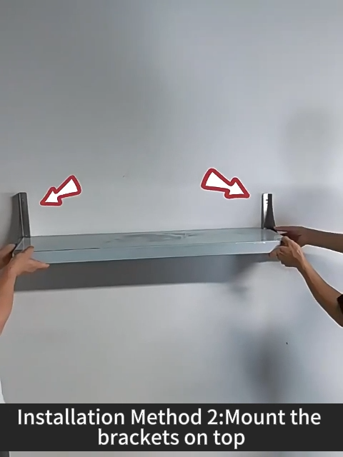 【Ready Stock】304 Stainless steel wall rack Hanging rack kitchen Wall-mounted Industrial kitchen rack Sturdy Anti-rust