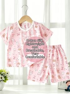 JIFANPAUL | Summer New Style Air Conditioner Friendly Kids Homewear