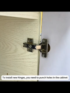 《2PCS》90° Concealed Hinges Heavy Duty Anti-Rust No Drilling - Durable Cabinet wardrobe Hardware 3 inches/ 4 inches/4 inch hydraulic Fast Delivery
