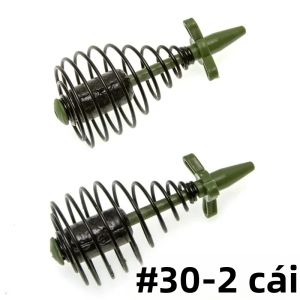 2 Chiếc Lồng Mồi Câu Cá Chép Dạng Lò Xo Trọng Lượng 30g-60g Dụng Cụ Câu Cá Chép Khay Đựng Mồi