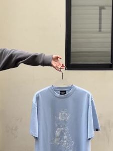 dangerouspeople | King Pattern Contrast Color Casual T Shirt Cotton