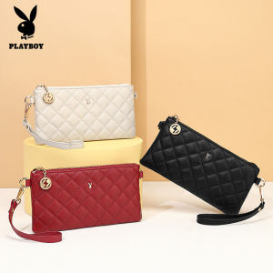Túi Xách Nữ Playboy Tay Cầm Nhỏ Sang Trọng Có Dây Đeo Vai Đơn Túi Đeo Chéo Thời Trang Đa Năng Túi Xách Mềm Có Khóa Kéo