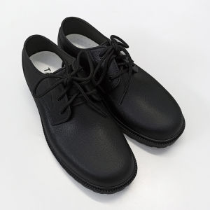 Azgalery SPT-26 Sepatu Pantofel Karet PVC Pria Formal Elegant Sepatu Selop Cowok Hitam Polos COD