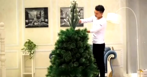 【VIDKHSY Store】Flocked Snow Christmas Tree 4/5/6/7FT Snowflake Pine Xmas Tree with Metal Stand-Artificial Snow White Winter Decor for Home Holiday Season