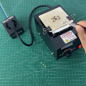Alat Pencopot Mata LED Lampu dan Komponen SMD elektronik dengan Kontrol Suhu Super PANAS 300 W