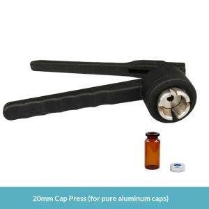 XMSJ | 20mm Glass Vial Crimper Vials Sealing Machine Cap Capper Bottle Crimping Capping Tools,Stainless Steel Cover Head