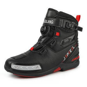 New Motorcycle Boots Men Women Knight Outdoor Riding Anti-slip Winters Sneakers Shoes Bicycle Mountain Racing Road Speed Autumn