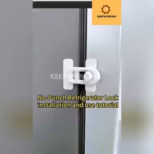 KW Refrigerator Door Latch Freezer Locks safety Baby Proofing