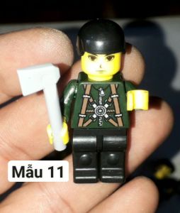 Lắp ráp 1 mô hình Minifigure Đội quân Nón Cối bằng nhựa