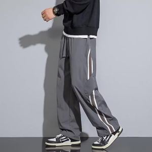 OXO Quần Leo Núi Vỏ Mềm Quần Nam Chống Thấm Nước Và Nhanh Khô Dây Kéo Bên Hông Quần Leo Núi Ngoài Trời Chức Năng Kiểu Mỹ Màu Xám