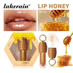 lakerain Lip Honey – High Shine Lip Balm & Lip Care | Honey Infused | Cute Keychain Design | 6g|Cute chocolate & honeycomb design with keychain
