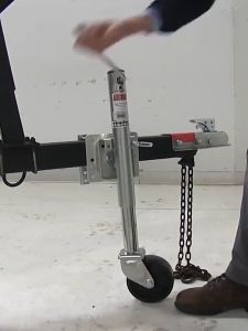 ล้อหน้าเทรลเลอร์ ขนาด 1200ปอนด์ อุปกรณ์เสริมขาตั้ง TRAILER JACK 1200 LBS ล้อไนล่อน