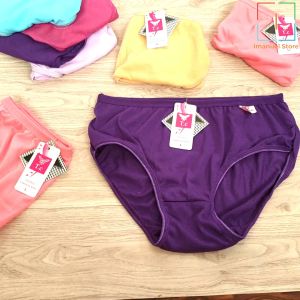 CD//CELANA DALAM WANITA 3PCS 6PCS 12PCS POLOS KATUN/PAKAIAN WANITA/CELANA DALAM MURAH