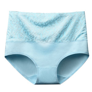 High Waist Cotton Underwear Womens Pure Cotton Postpartum Triangle Shorts Flattering Tummy Control plus Size Ladies Briefs