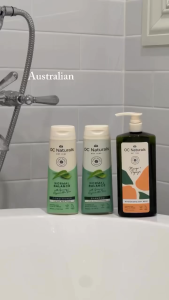 Combo Dầu Gội & Xả Dưỡng Tóc Bóng Mượt OC NATURALS ÚC 400ML Normal Balance Giảm Khô Xơ Gãy Rụng Chiết Xuất Lô Hội