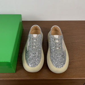 Retro Distressed Star Little Dirty Shoes Womens Sequin Leopard Print Ugly and Cute Big Head Bread Shoes Platform Shoes Thick Sole Casual Dirty Shoes