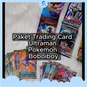 Paket 10 Trading Card Mainan Kartu Anak Karakter