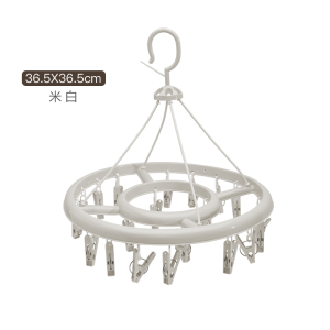 เสื้อผ้าชั้นใน ถุงเท้า ผ้าเช็ดตัว ชั้นวางผ้าแบบหมุนได้หลายตะขอ รั้งลม ขายตรงจากโรงงาน ของใช้ในบ้าน ของใช้ในบ้าน