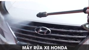Máy rửa xe mini HONDA vàng áp lực 3500W Bảo Hành 12 tháng