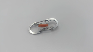 Mini Locking S-Type Zip Buckle for Backpacks Aluminum Alloy 8-Letter Security Fastener Key Holder