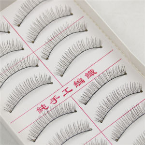 Studio Commonly Used 112/216/217/218 Taiwan Handmade Woven Boutique Fake Eyelashes Cotton Thread Natural Style