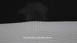 Premium Waffle Blanket/Thermal Blanket Cotton Quality 60x80 inches 900gram White Grey Black