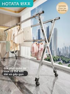 Hotata | Adjustable Foldable Stainless Steel Clothes Drying Rack