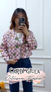 AQILA - Cardigan Wanita Giula Outerwear Fashion - Outer Wanita Motif Terbaru
