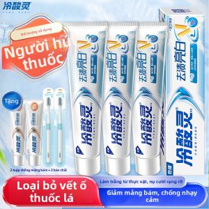 LENGSUANLING | Kem Đánh Răng Trắng Sáng Chống Nhạy Cảm và Làm Sạch Mảng Bám