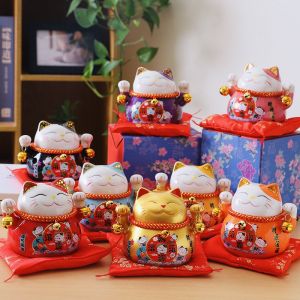 Mèo Thần Tài Phong Thủy Maneki Neko Mang Lại May MắnGiàu Có Thịnh Vượng Cho Gia Chủ