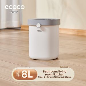 ecoco | High Capacity Stylish Open-Top Trash Can