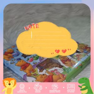 STICKER NONO WINNIE THE POOH ECER WATERPROOF 1 LEMBAR STIKER