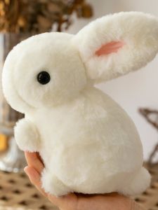 QIAOSHANG | Cute Realistic Rabbit Plush Toy